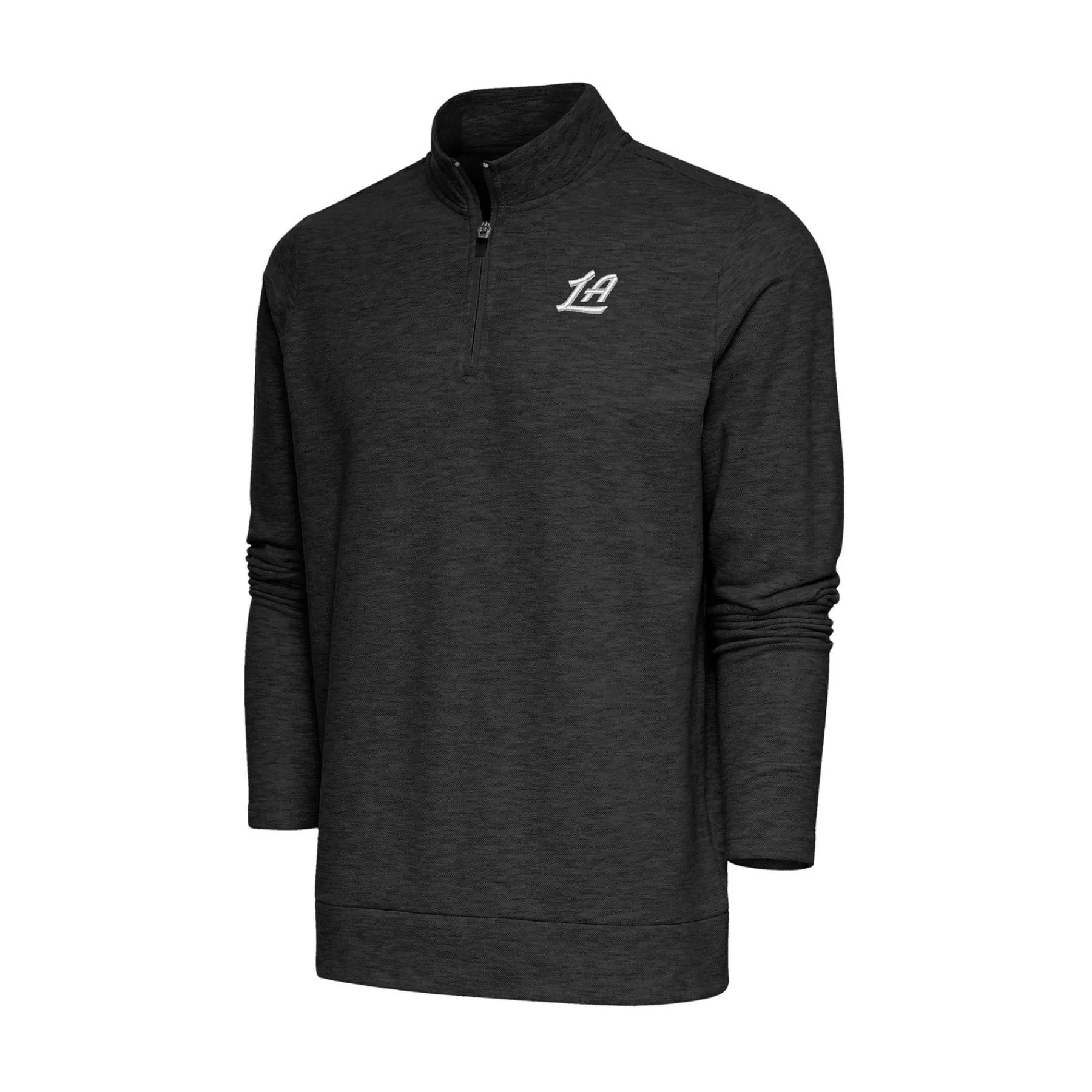 Antigua Heather Black LA 1/4 Zip Pullover* Tops | Outerwear