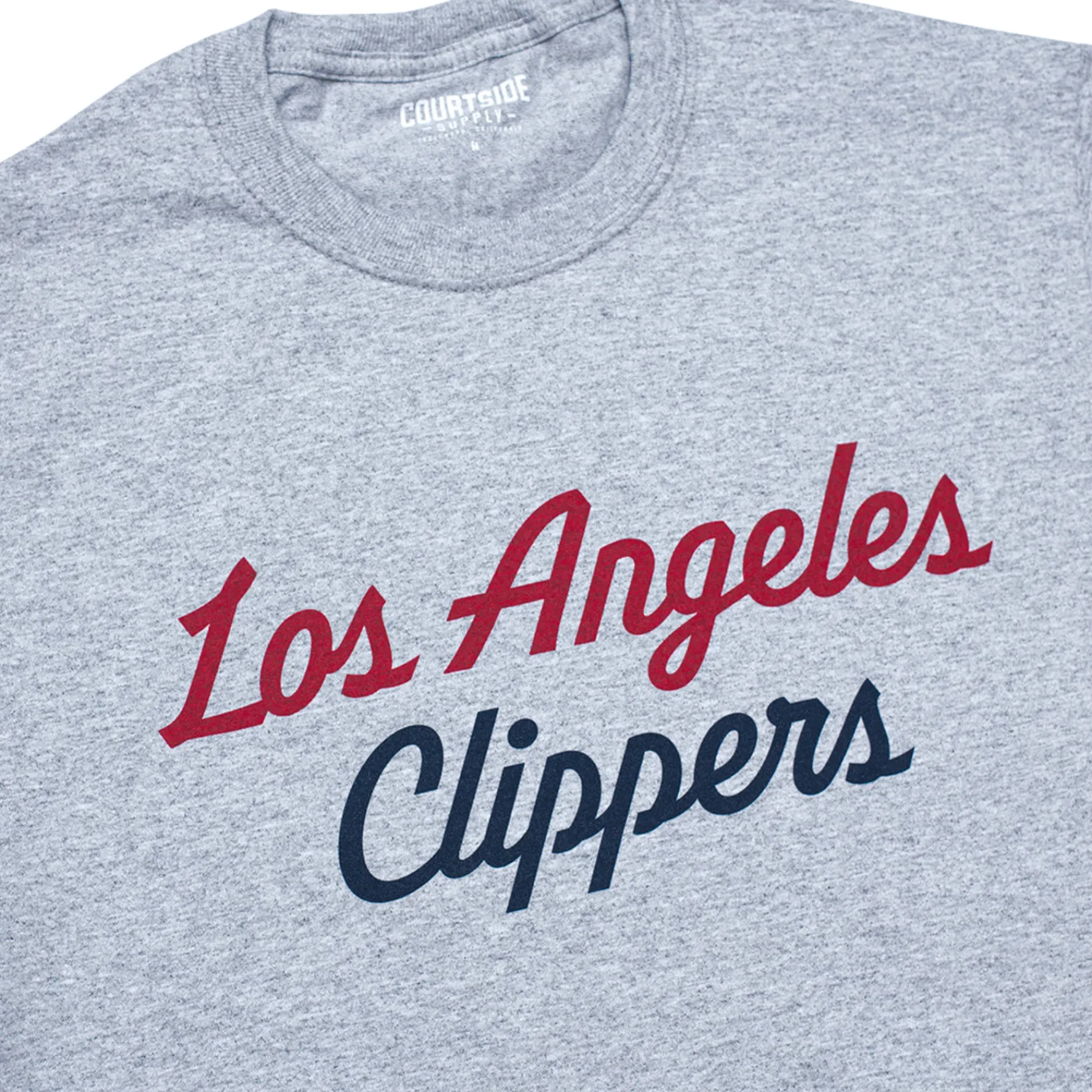 Courtside Supply Heather Gray Los Angeles Clippers T-Shirt* Tops