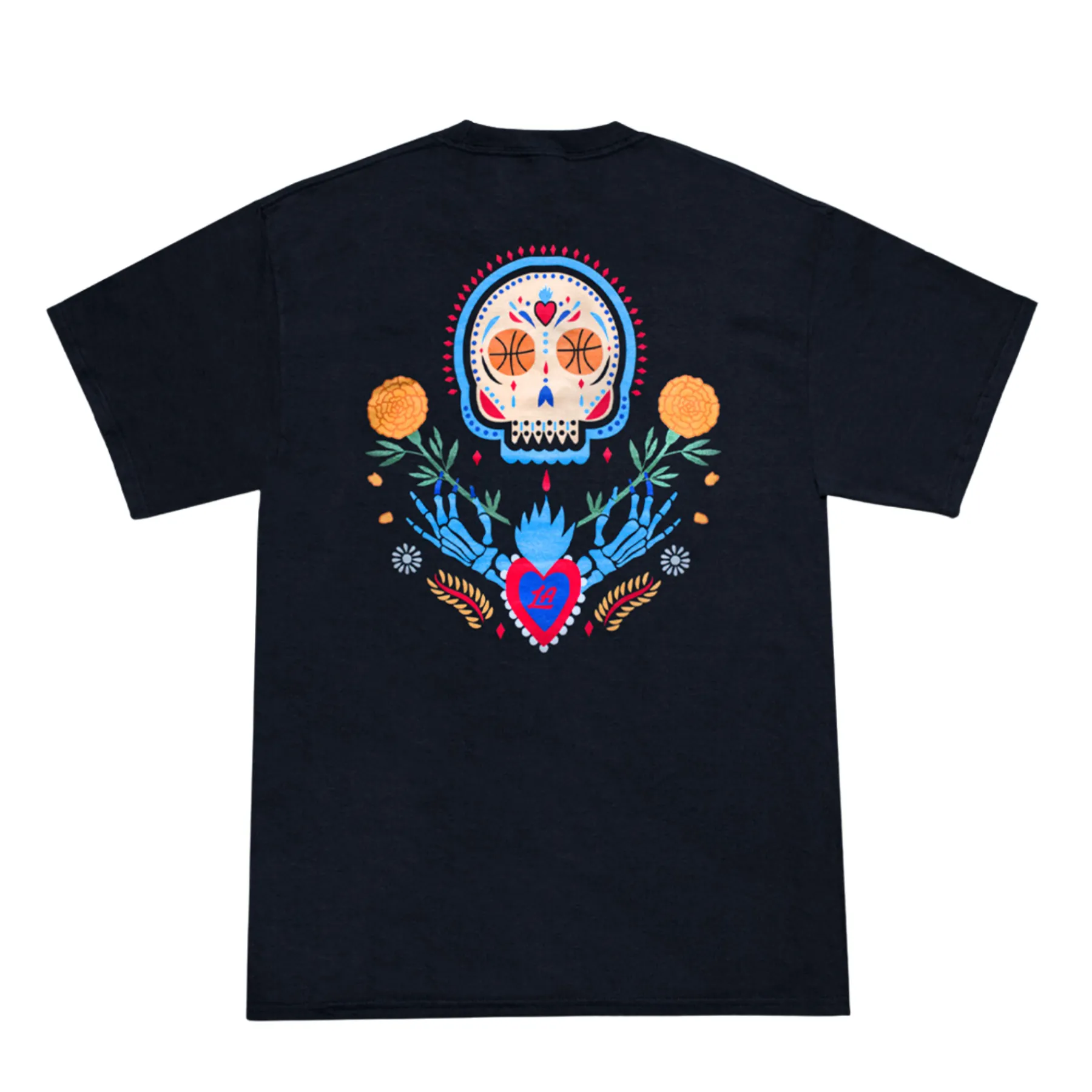 Courtside Supply Los Clippers Sugar Skull T-Shirt* Tops
