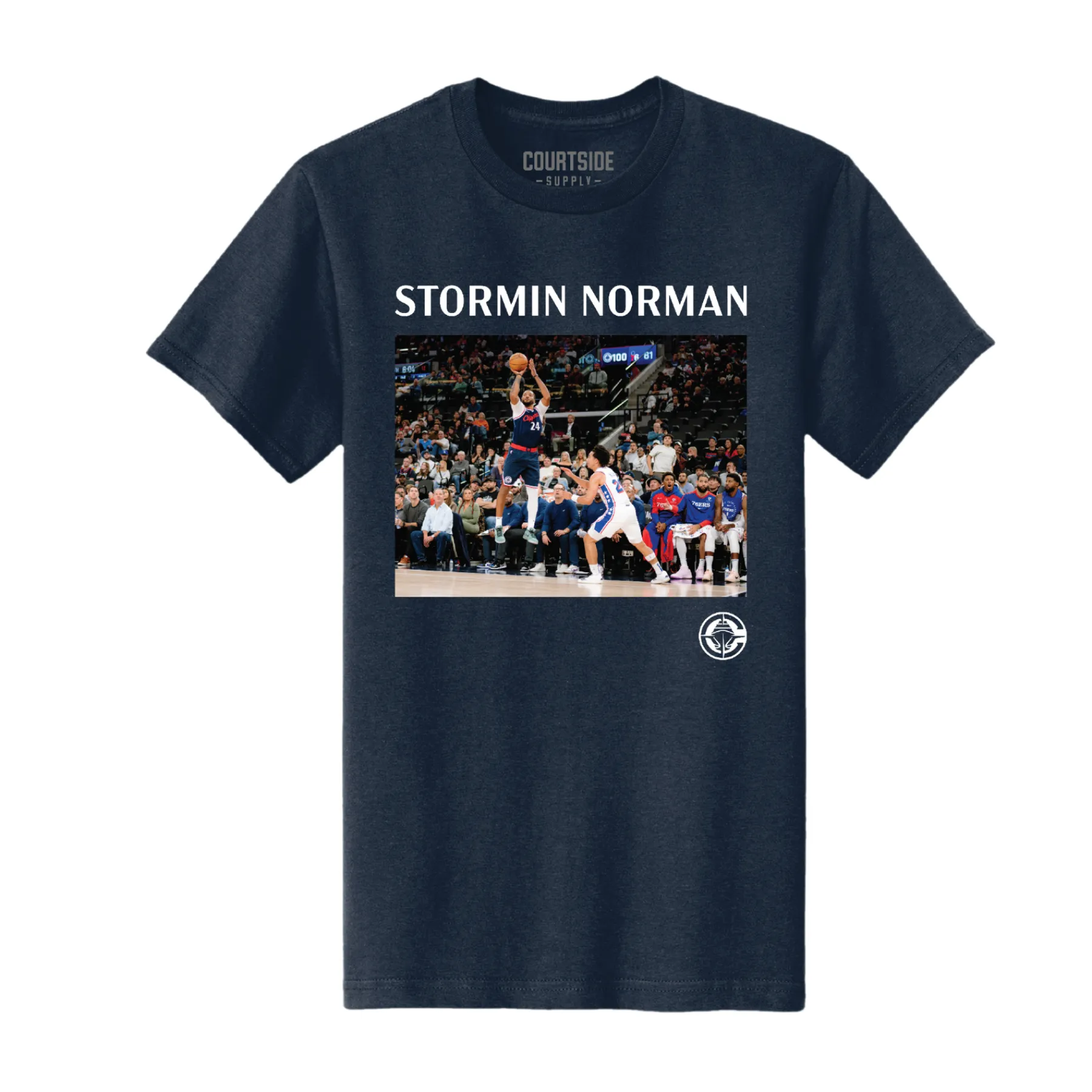 Courtside Supply Norman Powell Short Sleeve T-Shirt*Women Tops | Tops