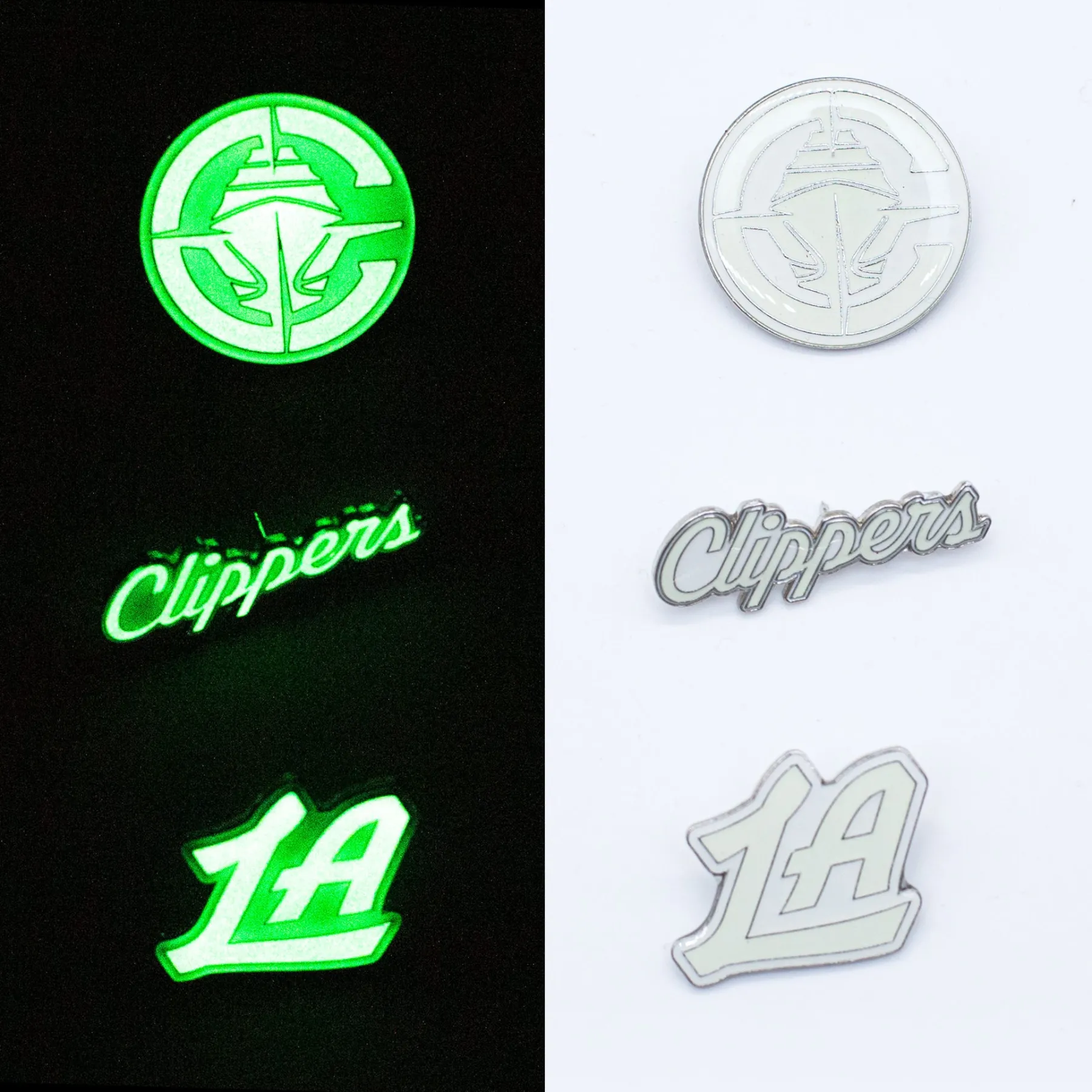 PSG Primary Logo Glow in the Dark Pin* Pins