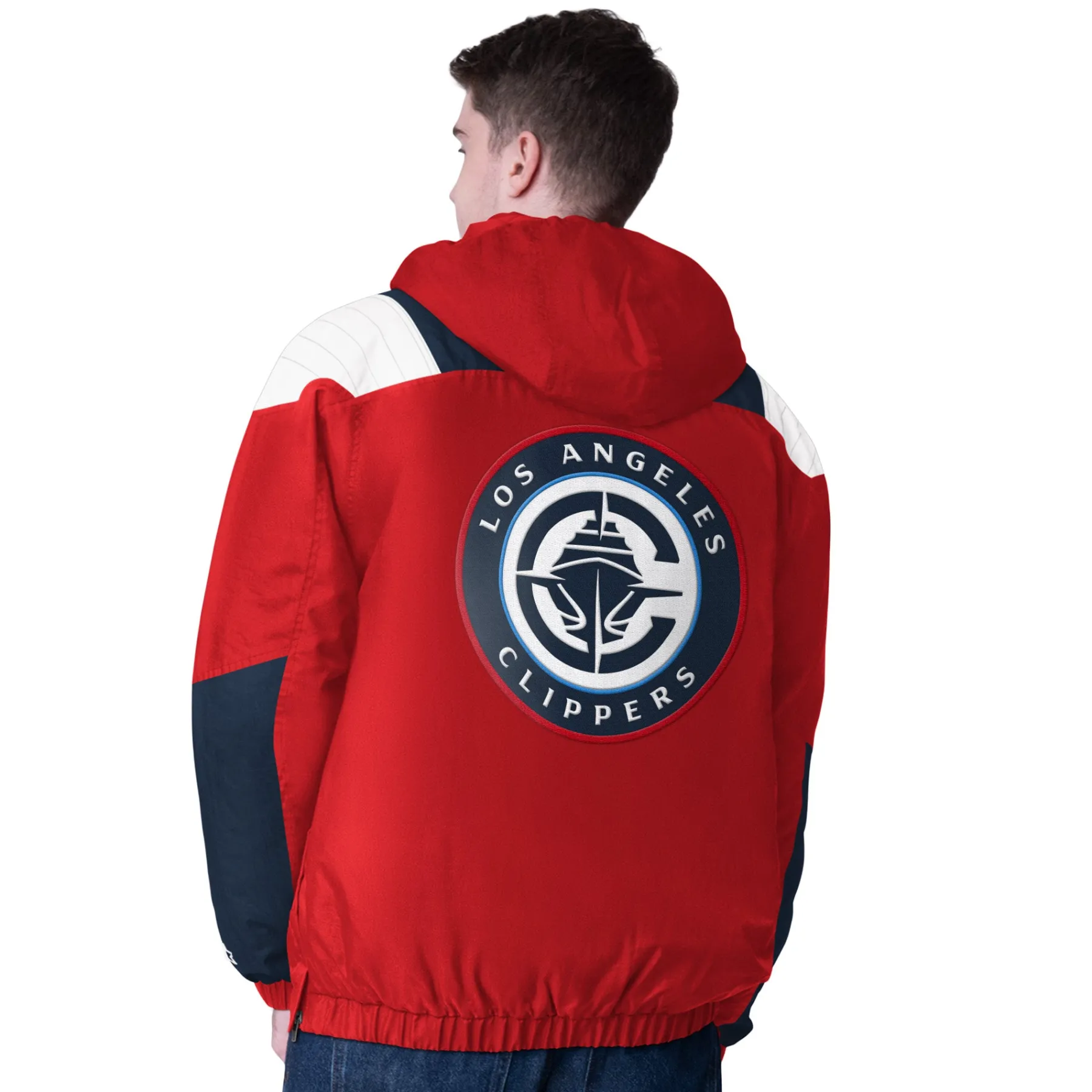 STARTER Clippers Half Zip Pullover Jacket* Outerwear