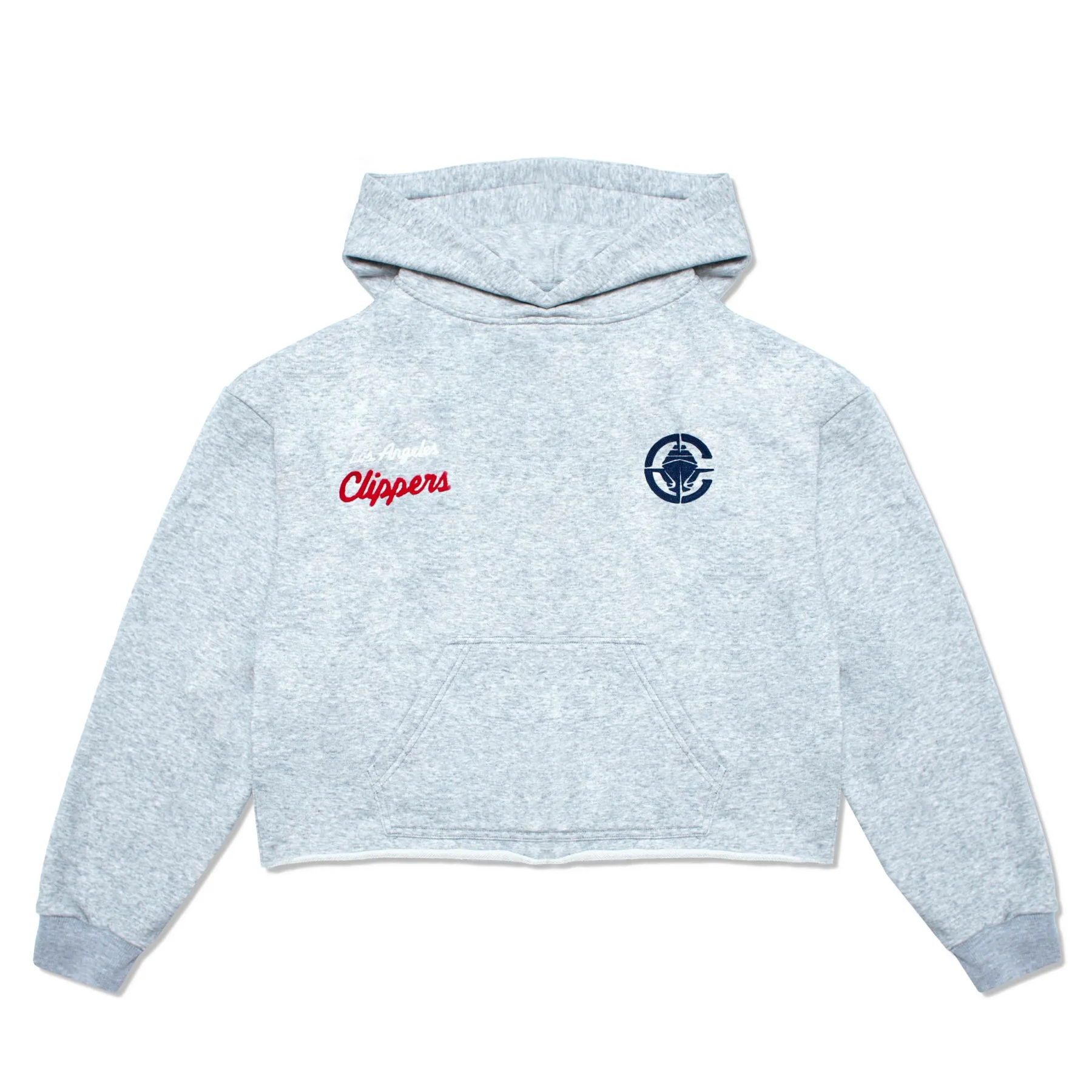Courtside Supply Women’s Cropped Raw Edge Hoodie*Women Tops