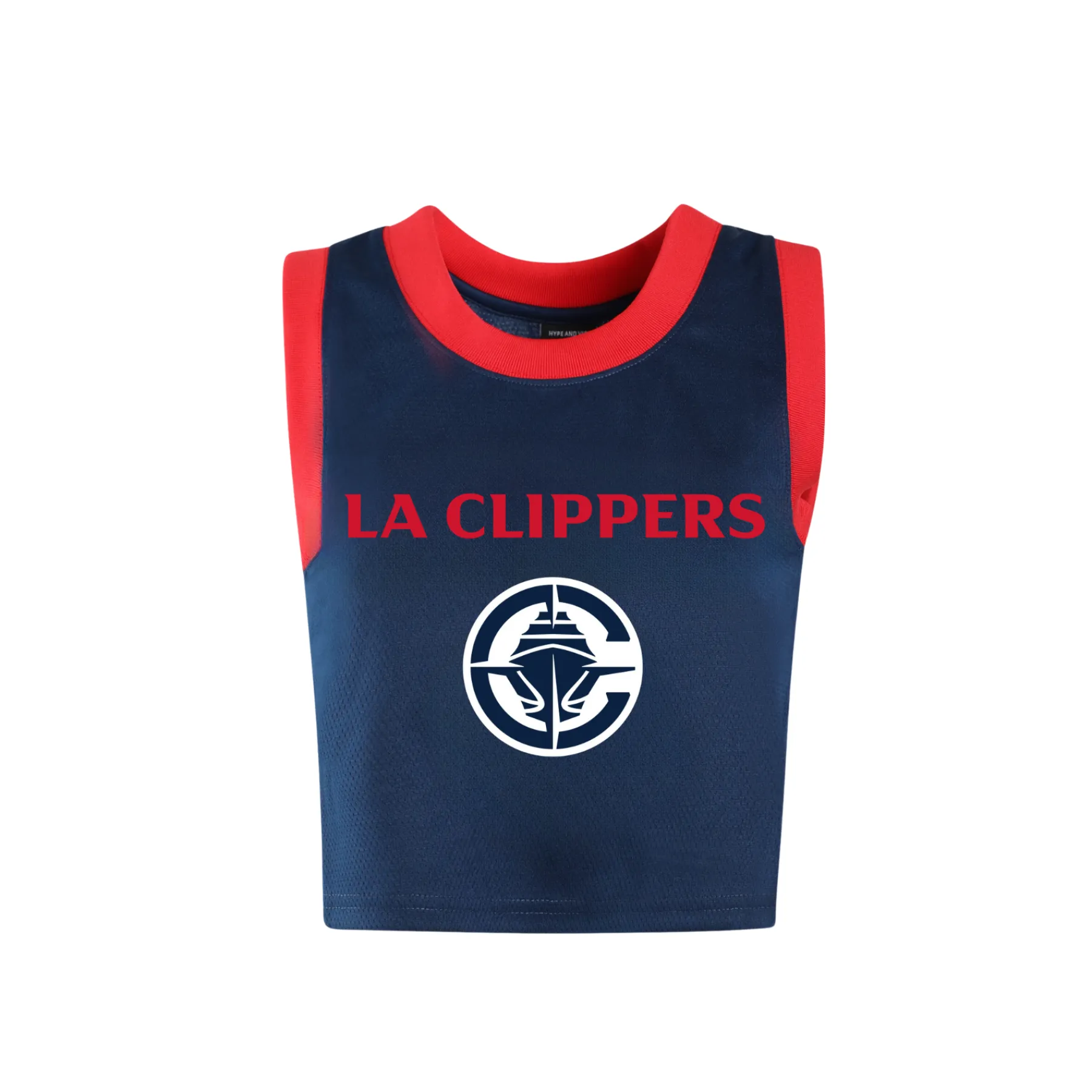 Hype and Vice Women's LA Clippers Cropped Jersey*Women Tops